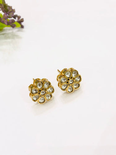Polki Flower Sud Earrings